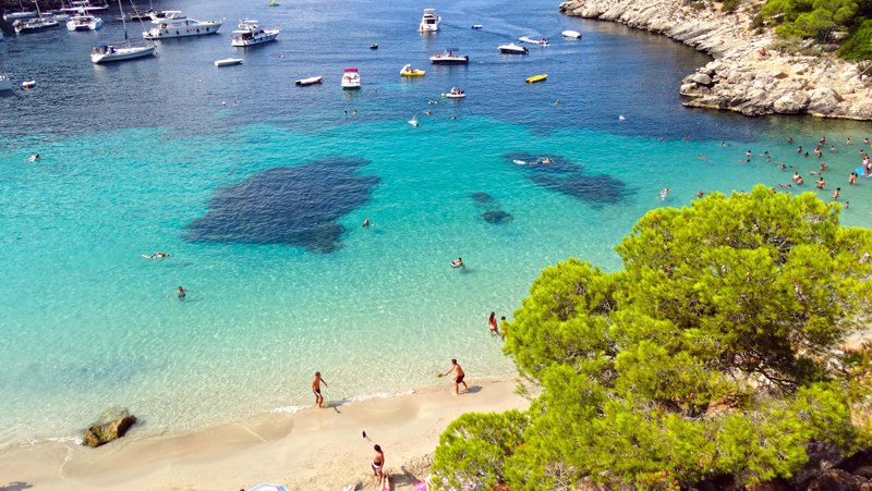 Cala Salada beach, Ibiza